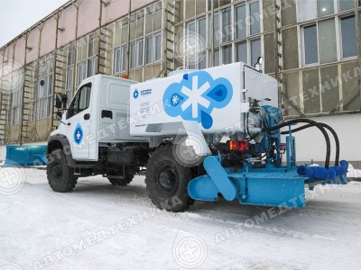 Лёдоуборочный комбайн ЛК-01 - «АМТ» на шасси ГАЗ САДКО NEXT - Автомедтехника